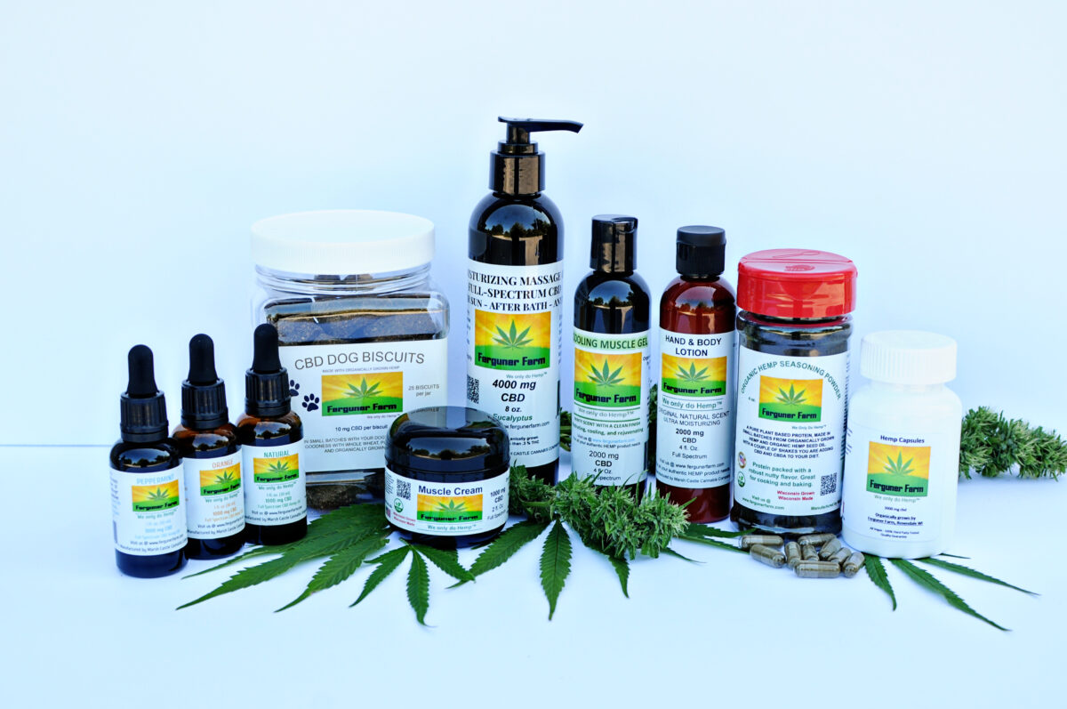 Complete line of CBD products